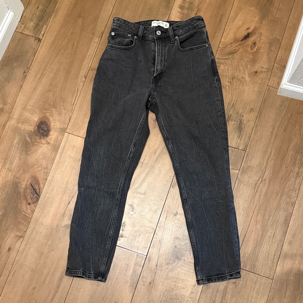 Abercrombie & Fitch The Mom High Rise Jeans, Curve Love
